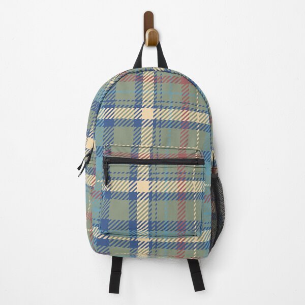 Item preview, green blue red and sand tartan designed and sold by ArtistAnnieK.