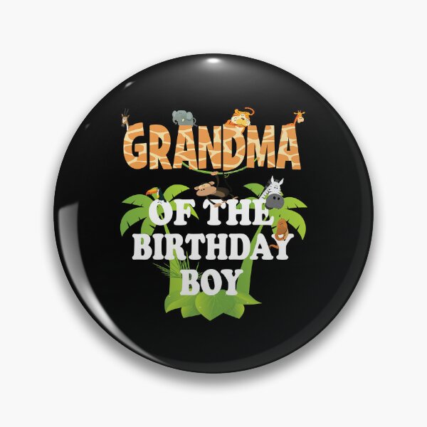 Item preview, Grandma Of The Birthday Boy Zoo Theme Animal Party designed and sold by PameGraha.