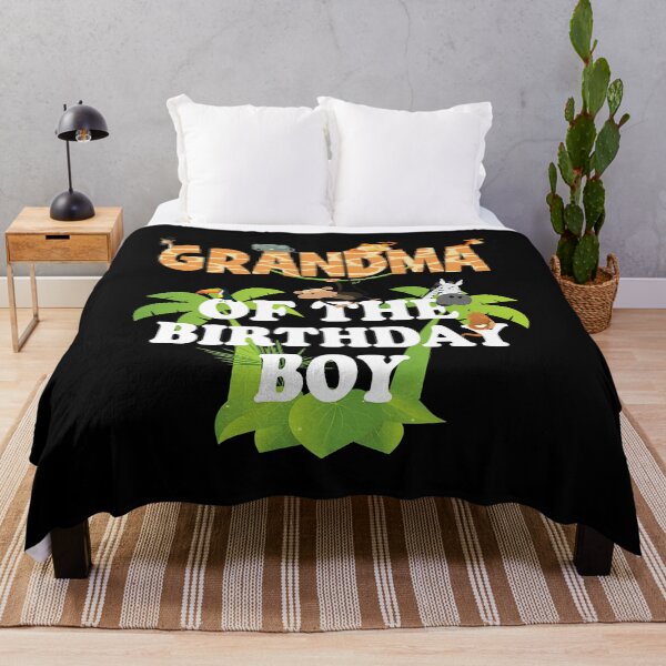Item preview, Grandma Of The Birthday Boy Zoo Theme Animal Party designed and sold by PameGraha.