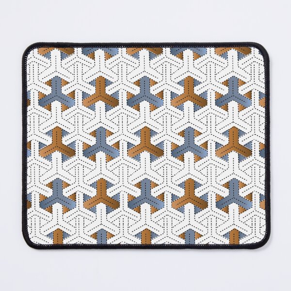 Item preview, Symbol 93 Bishamon kikkō in blue and brown. designed and sold by vincentbiollaz.