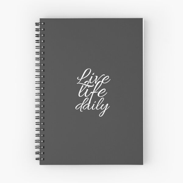 Item preview, Live life daily designed and sold by Minimalist Quotes and Sayings.