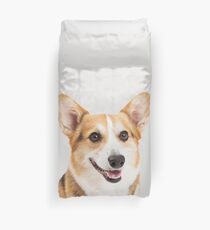 Corgi-Porträt Bettbezug