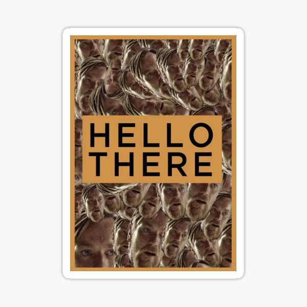 Vista previa del artículo con la obra «¡¡Hola a todos!!», diseñado y vendido por RickNoma.