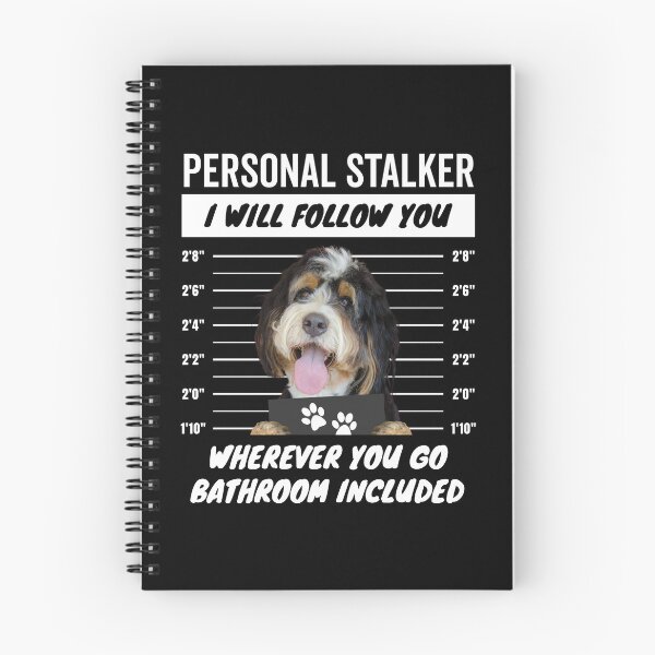Item preview, Personal Stalker Dog – Bernedoodle designed and sold by More Cute Dogs.