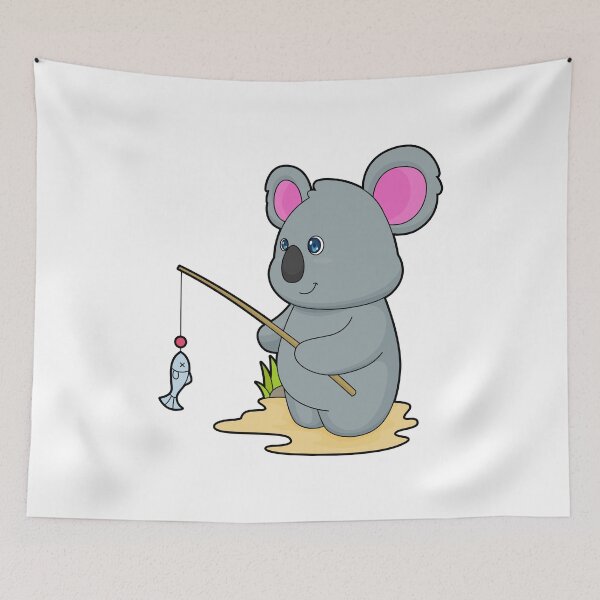 Item preview, Koala Angler Fish Fishing designed and sold by Snabdesign84.