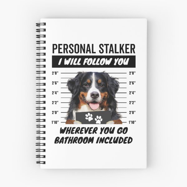Item preview, Personal Stalker Dog – Bernese Mountain Dog designed and sold by More Cute Dogs.