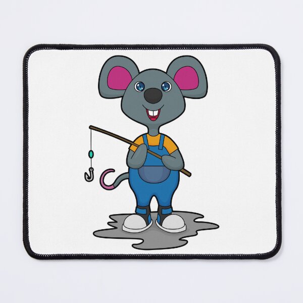 Item preview, Mouse Angler Fishing rod Fishing designed and sold by Snabdesign84.