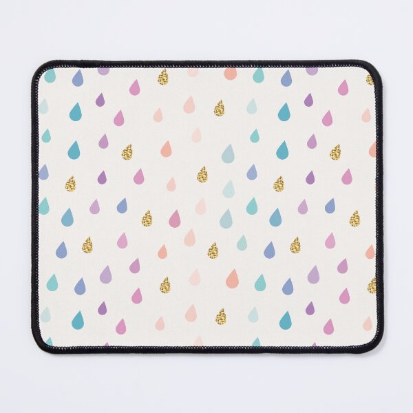 Item preview, Pastel and Glitter Rain Drops designed and sold by Pink Pineapple Works.