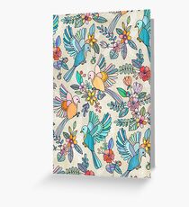 Whimsical Summer Flight Greeting Card