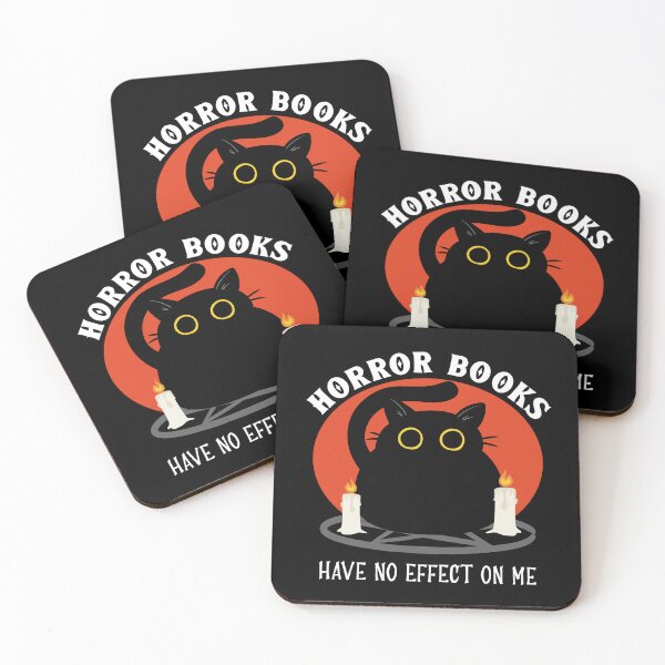 Item preview, Horror Books Have No Effect On Me - Funny Book Lover Black Cat designed and sold by TMBTM.