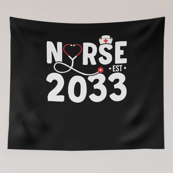 Item preview, Nurse Est 2033 Shirt, Nurse Graduated, Nurse Appreciation Shirt, Nursing Student Shirt, Nursing Shirt, Nurse Week Shirt, Nursing School Shirt designed and sold by aymob.