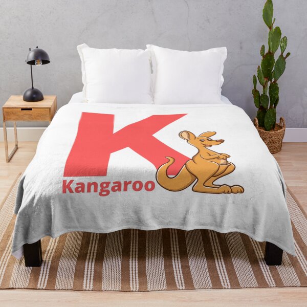 Item preview, K for Kangaroo - Alphabet and Animals designed and sold by CherieTree.