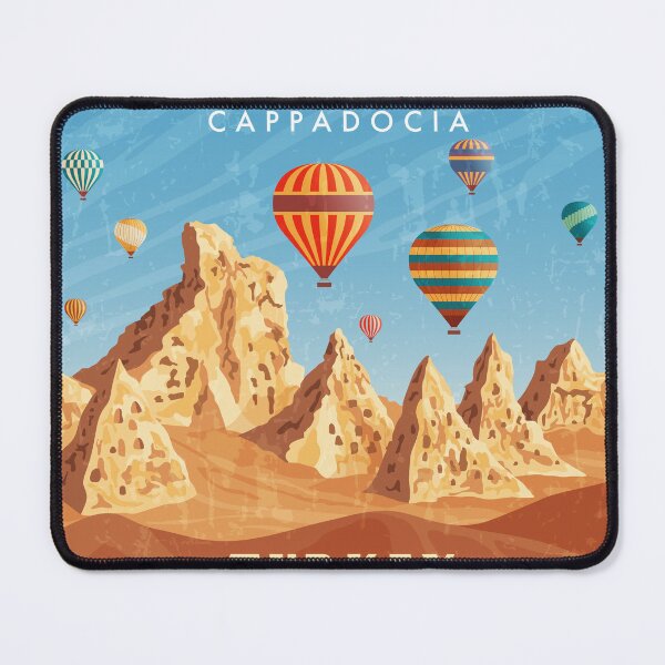 Item preview, Turkey, Cappadocia - Retro travel minimalistic poster designed and sold by GreekTavern1979.