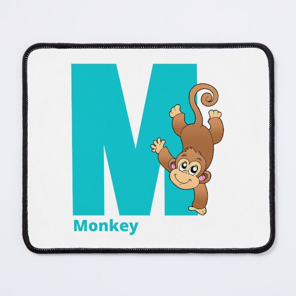 Item preview, M for Monkey- Alphabet and Animals designed and sold by CherieTree.