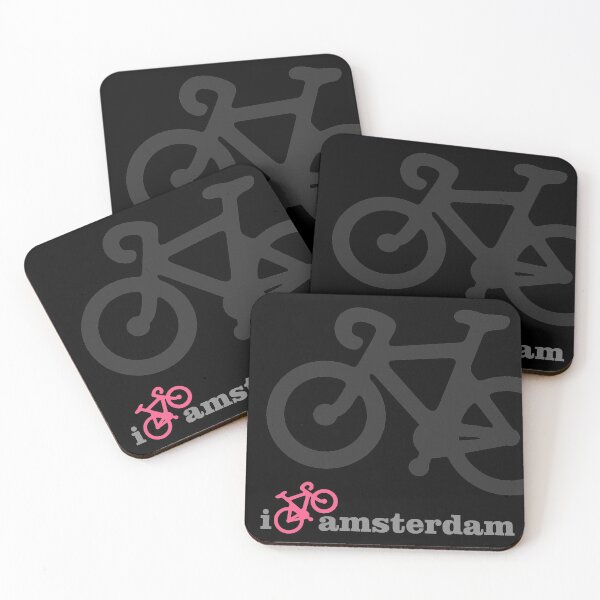 Item preview, I Love Amsterdam - Pink Bike designed and sold by XOOXOO.