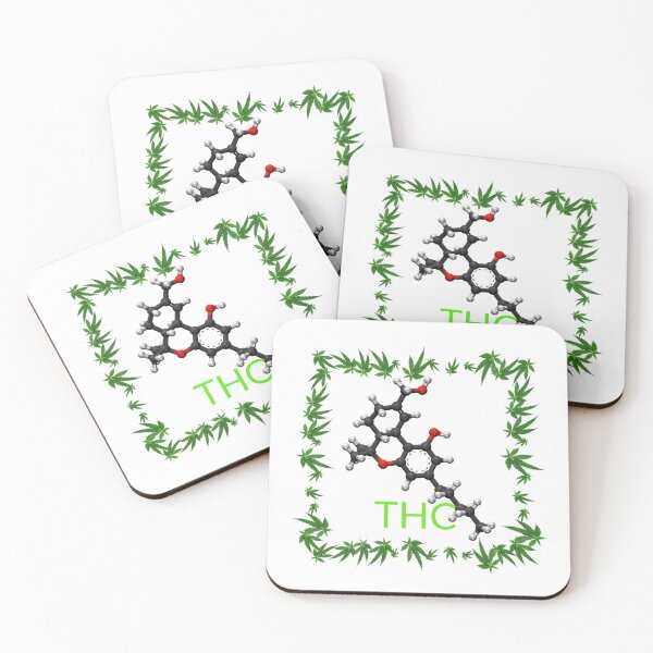 Item preview, THC Molecule 3D, cannabis weed 420. designed and sold by BestDesignbySof.