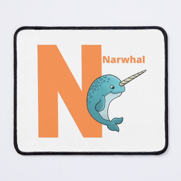 Item preview, N for Narwhal - Alphabet and Animals designed and sold by CherieTree.