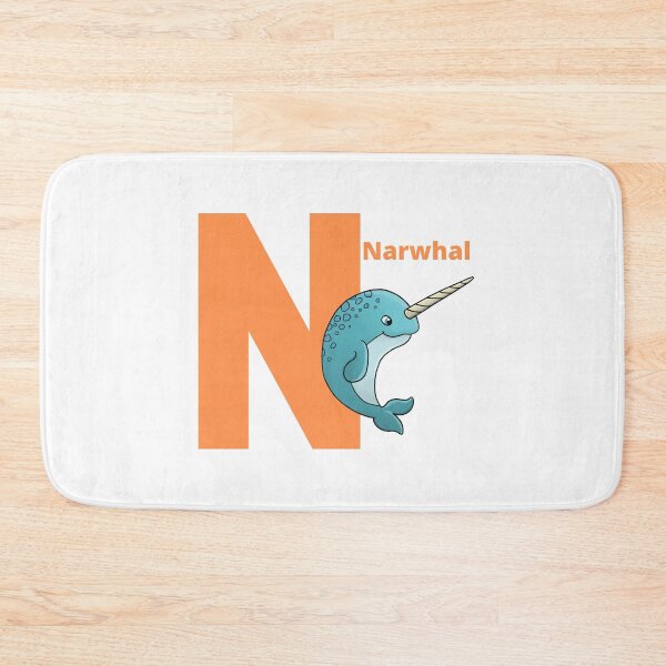 Item preview, N for Narwhal - Alphabet and Animals designed and sold by CherieTree.