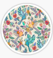 Whimsical Summer Flight Sticker
