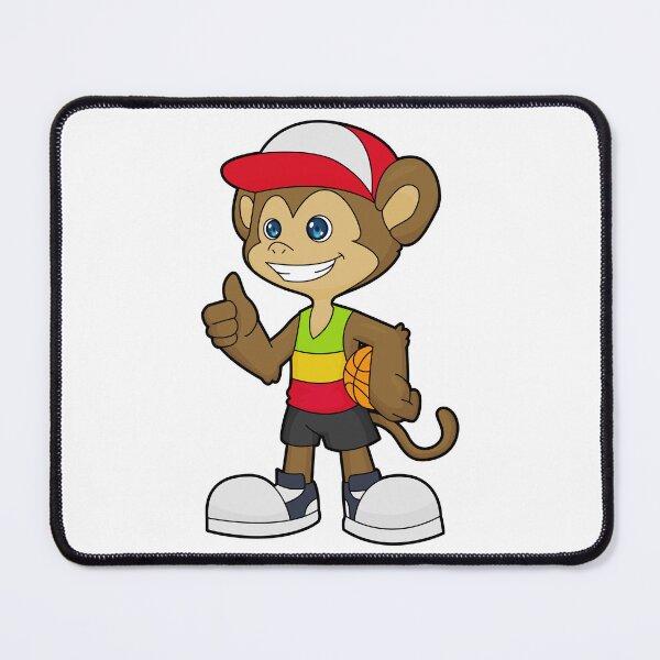 Item preview, Monkey as Basketball player with Basketball designed and sold by Snabdesign84.