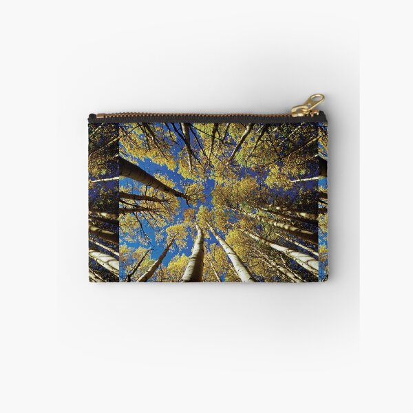 Item preview, Looking up at Quaking Aspens and Blue Sky in Autumn designed and sold by ScienceSource.