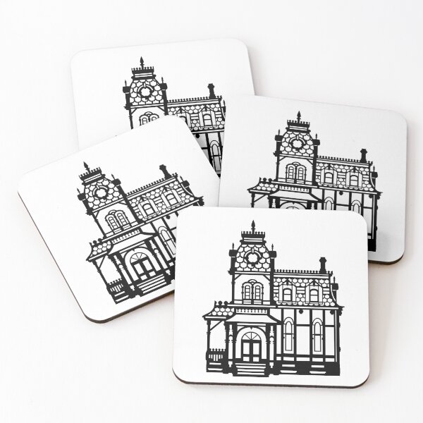 Item preview, Victorian House - black & white designed and sold by XOOXOO.