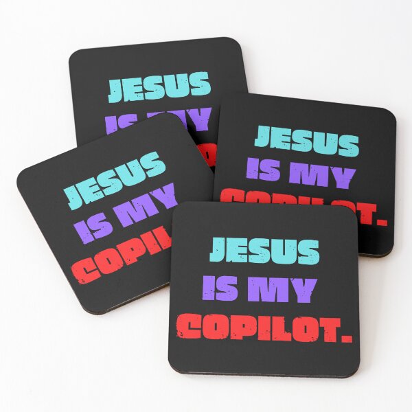 Item preview, Jesus is my Copilot Bold Typography  designed and sold by garniturex.