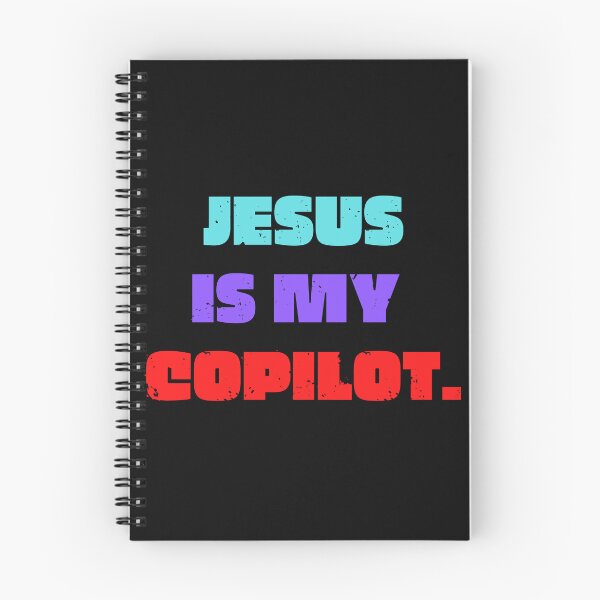 Item preview, Jesus is my Copilot Bold Typography  designed and sold by garniturex.