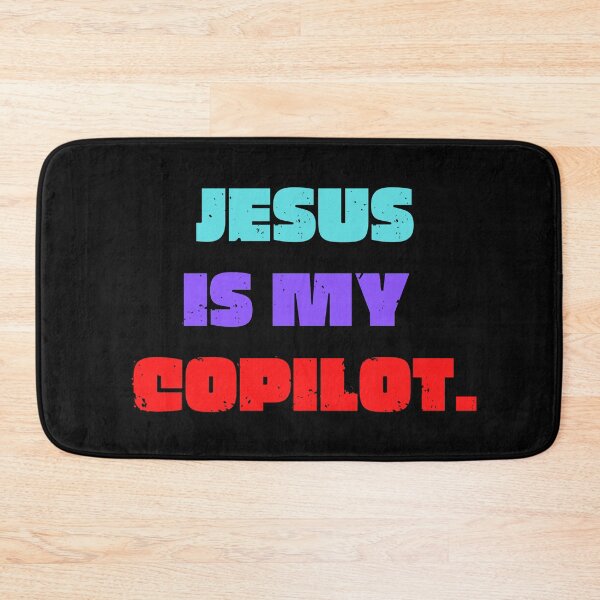 Item preview, Jesus is my Copilot Bold Typography  designed and sold by garniturex.