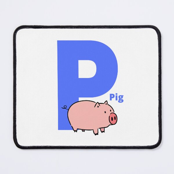 Item preview, P for Pig - Alphabet and Animals designed and sold by CherieTree.