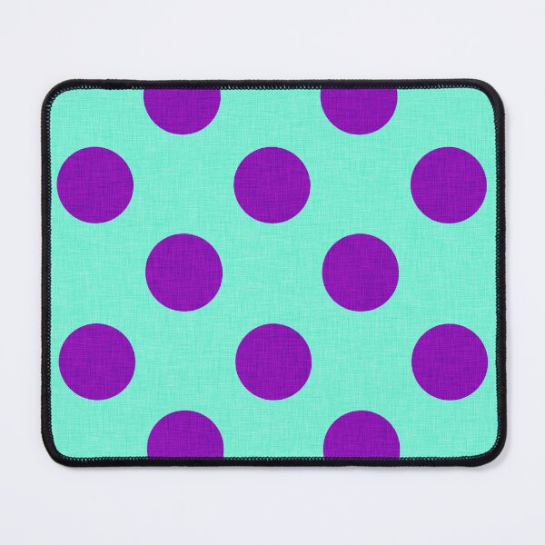 Item preview, Purple on Light Aqua Big Dots | Cherie's Art designed and sold by CheriesArt.