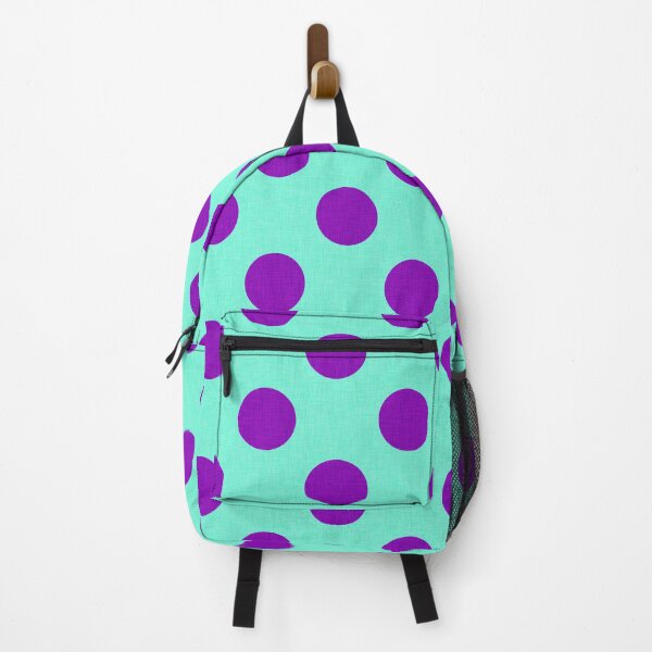 Item preview, Purple on Light Aqua Big Dots | Cherie's Art designed and sold by CheriesArt.