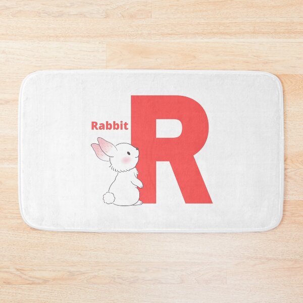 Item preview, R for Rabbit - Alphabet and Animals designed and sold by CherieTree.