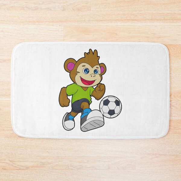 Item preview, Monkey Soccer player Soccer designed and sold by Snabdesign84.
