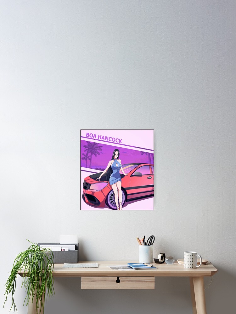 Boa Hancock One Piece 563 Png Poster For Sale By Danbehan Redbubble