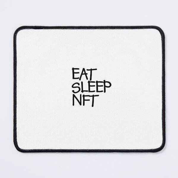 Item preview, eat sleep nft black designed and sold by frankuffmann.