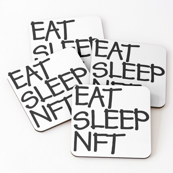 Item preview, eat sleep nft black designed and sold by frankuffmann.