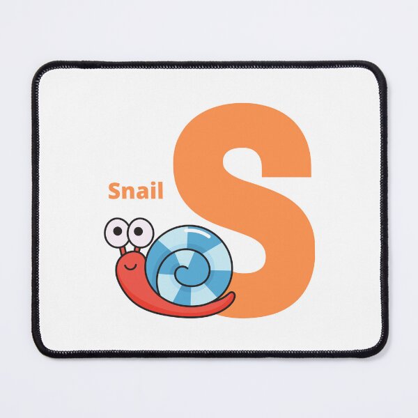 Item preview, S for Snail - Alphabet and Animals designed and sold by CherieTree.
