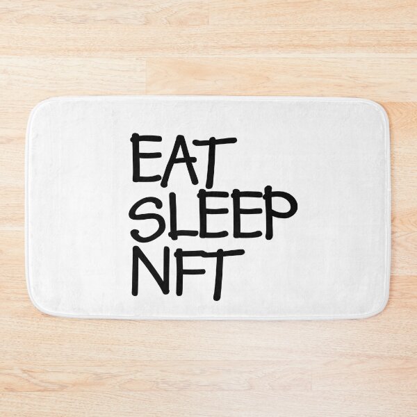 Item preview, eat sleep nft black designed and sold by frankuffmann.