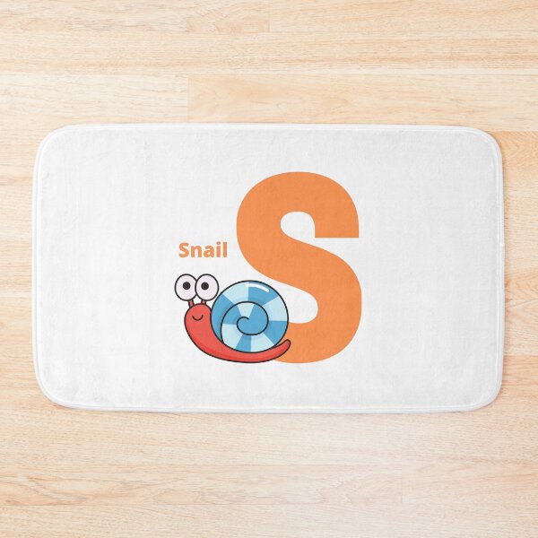 Item preview, S for Snail - Alphabet and Animals designed and sold by CherieTree.