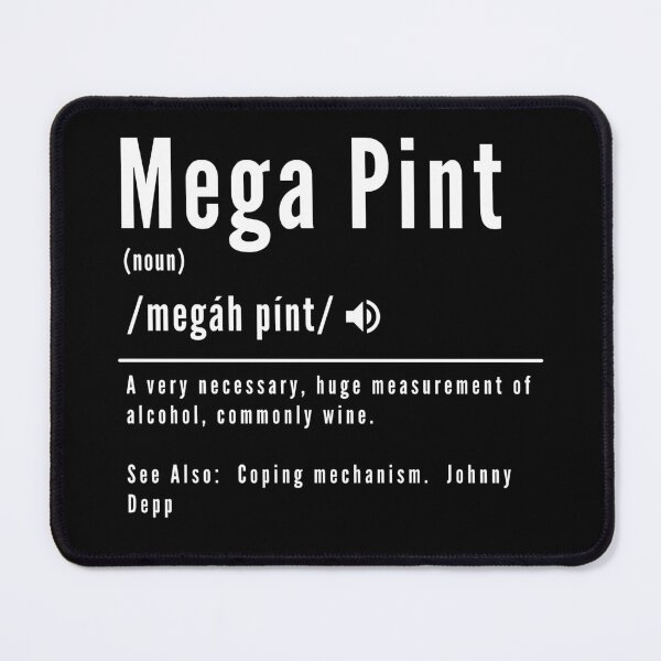 Item preview, Hearsay Brewing, Mega Pint, Mega Pint, Funny, Happy Hour designed and sold by SighFly52.