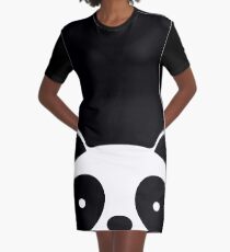 Netter Panda T-Shirt Kleid