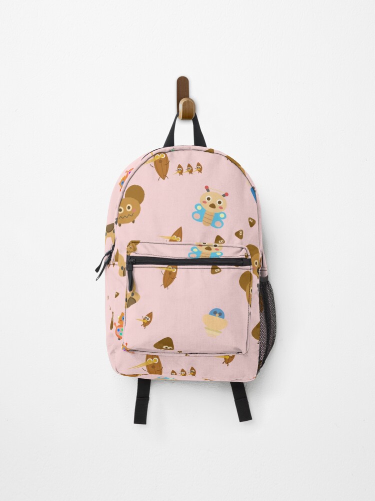 Thumbnail 1 of 3, Backpack, Robot Series Pattern- Pink designed and sold by MILdecals.