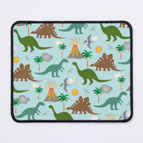 Item preview, Jurassic Period Dinosaurs Volcanos designed and sold by Pink Pineapple Works.