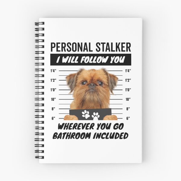 Item preview, Personal Stalker Dog – Brussels Griffon designed and sold by More Cute Dogs.