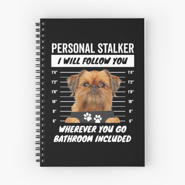 Item preview, Personal Stalker Dog – Brussels Griffon designed and sold by More Cute Dogs.