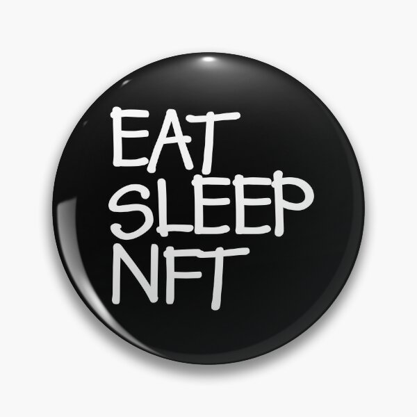 Item preview, eat sleep nft white designed and sold by frankuffmann.