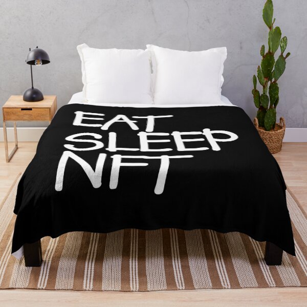 Item preview, eat sleep nft white designed and sold by frankuffmann.