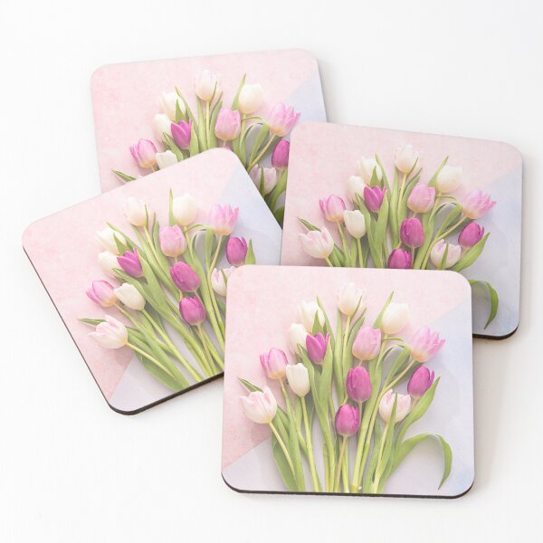 Item preview, Spring Tulips on pastels designed and sold by Zoe Power.