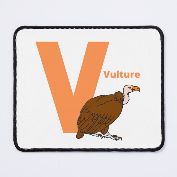 Item preview, V for Vulture - Alphabet and Animals designed and sold by CherieTree.